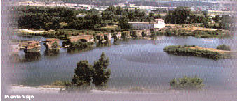 Puente romano sobre el rio Tajo